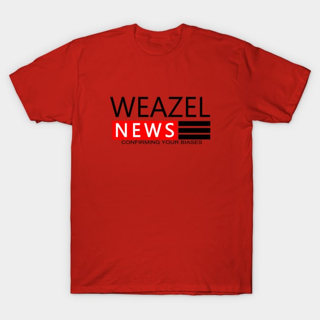 WEAZEL NEWS T-Shirt by j2artist